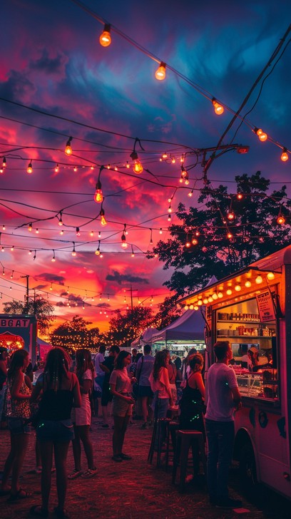 Uno spazio, tante possibilità evening-food-trucks-stockcake